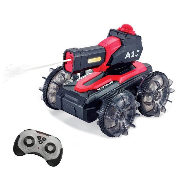 Amphibious Remote Control Car Waterproof RC Truck Water Pool Toys for Kids-Red Carousel 1