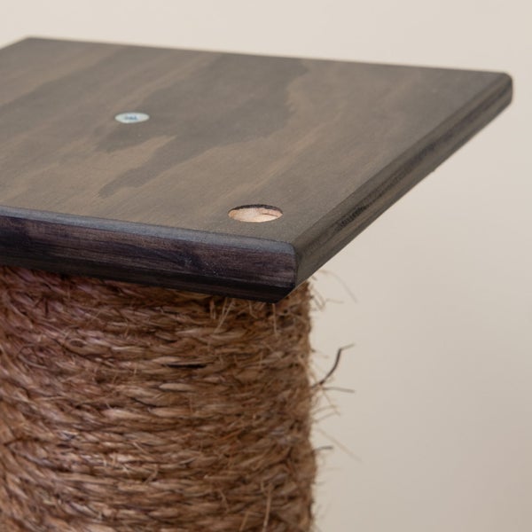 Cat Scratching Post 800mm Tall, Blackwash Finish Carousel 4