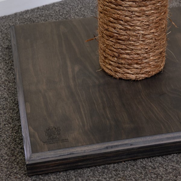 Cat Scratching Post 800mm Tall, Blackwash Finish Carousel 2