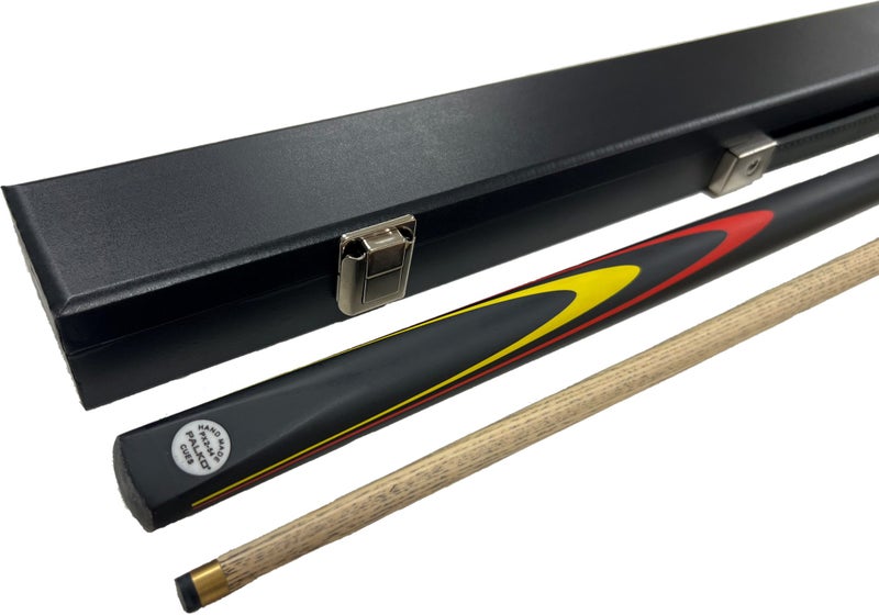 Hand Made PX2 54" Inch Ash Ball Pool Snooker Billiard Cue and Case Set Carousel 1