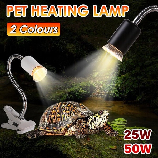 E27 Reptile Heating Light Turtle Lizard UVB + UVA Pet Heat Lamp Clip Holder Carousel 1