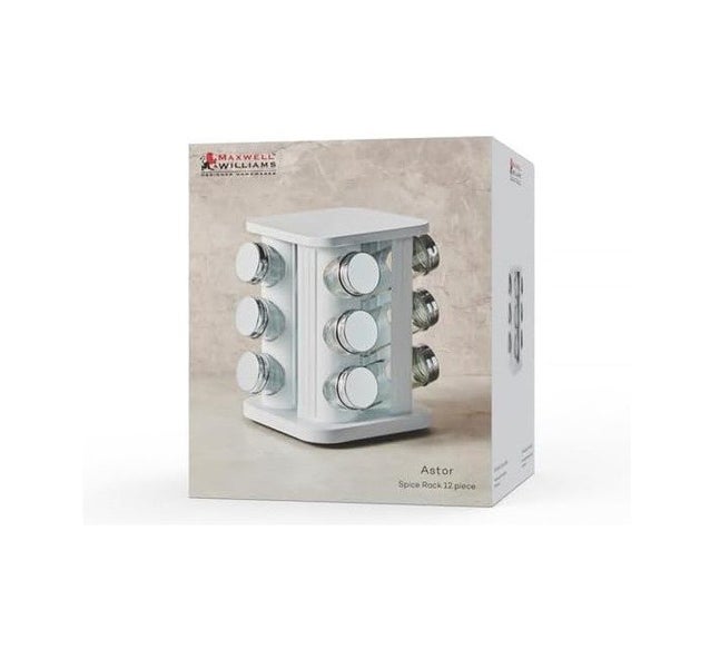 Maxwell & Williams: Astor Spice Rack - White Unfilled (12 Piece Set) Carousel 1