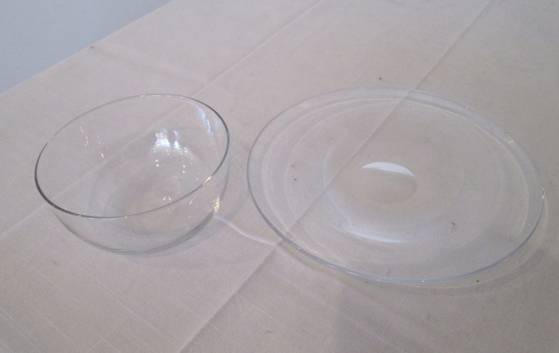 Small Glass Plate and Bowl Carousel 1