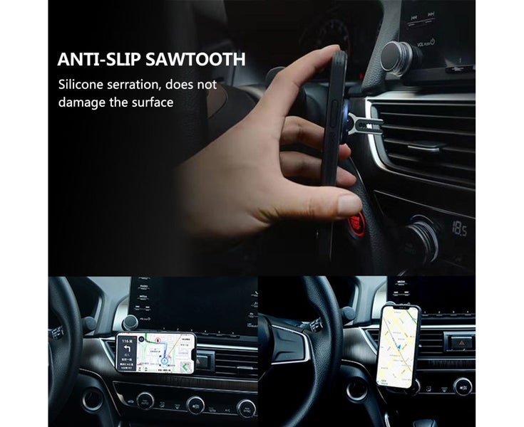 Mobile Phone Finger Rings Phone Holder Stand Car Air Vent Clip Bracket Mult Carousel 6