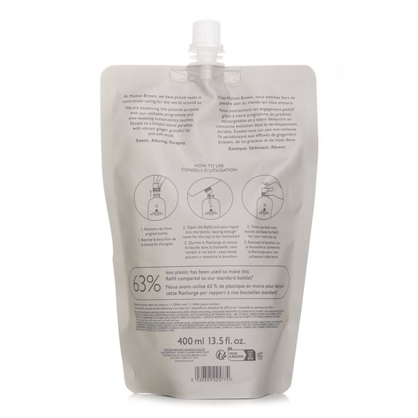 MOLTON BROWN - Heavenly Gingerlily Bath & Shower Gel Refill 400ml Carousel 3