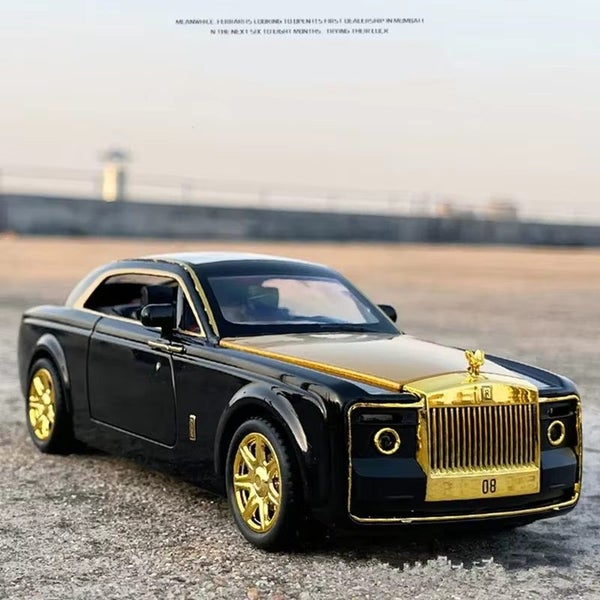 1:24 Rolls-Royce Sweptail Diecasts Car Model Collection Sound Light, Black-boxed Carousel 1