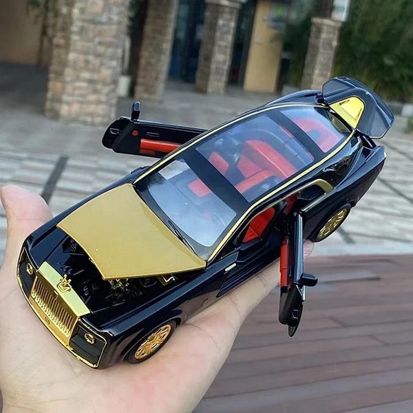 1:24 Rolls-Royce Sweptail Diecasts Car Model Collection Sound Light, Black-boxed Carousel 2