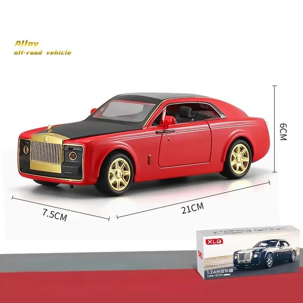 1:24 Rolls-Royce Sweptail Diecasts Car Model Collection Sound Light, Black-boxed Carousel 3
