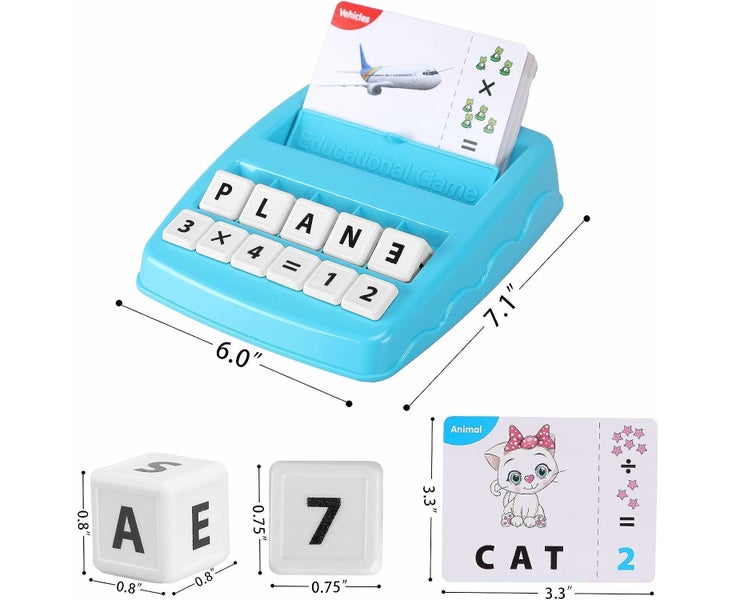 Matching Game For Kids, Alphabet Reading Spelling Games For Kids Ages 3-8, Carousel 7