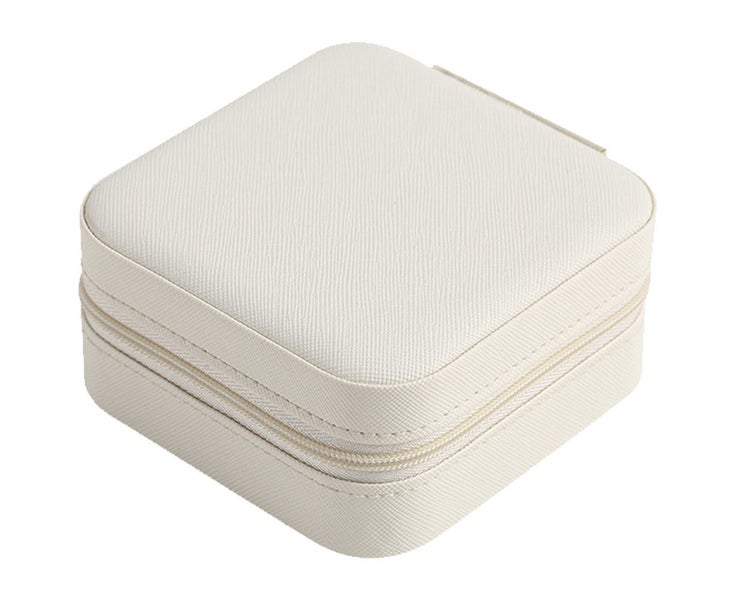 Mini Jewelry Travel Case, Portable Jewelry Box Travel Mini Storage Organize Carousel 1