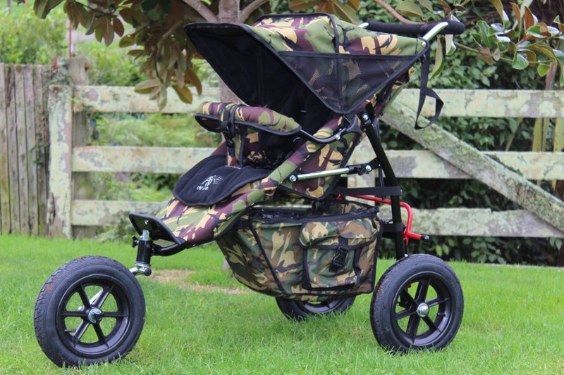 NZ CAMO style baby stroller 2 Seat package - CLEARANCE ONLY $499 Carousel 1