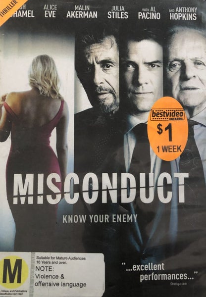 Misconduct Dvd