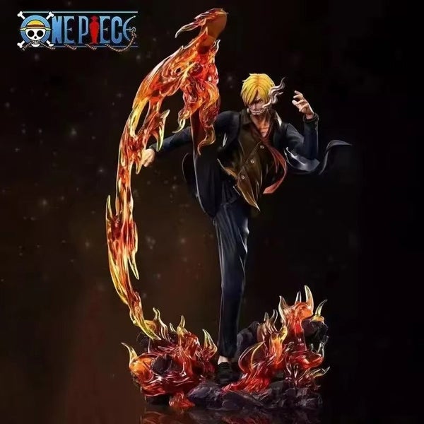 One Piece Sanji Figures 30cm PVC GK Statue Action Figures Collection, With Box Carousel 1