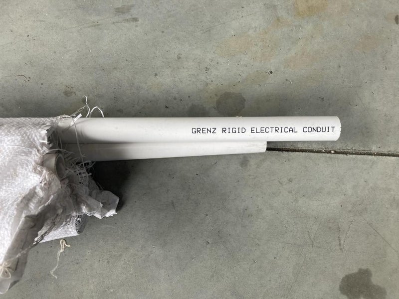 25mm x 4m Electrical Solar Conduit Rigid - White (10pce) Carousel 4