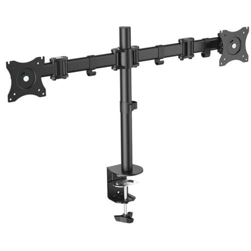 Digitus DA-90349 15-27" Dual Monitor Stand with Clamp Base Tilt: +/-30°Swivel: Carousel 1