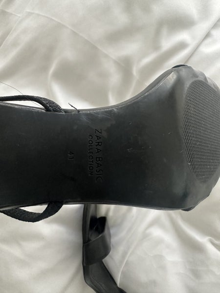 Zara leather sling back heels Carousel 2