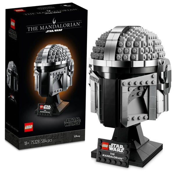 LEGO 75328 Star Wars The Mandalorian Helmet - Complete Set & Great Condition!! Carousel 1