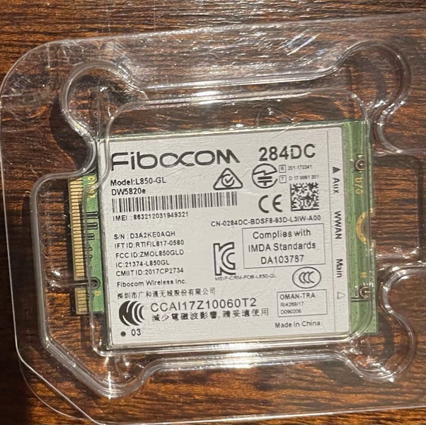 Dell Fibocom L850-GL CAT9 WWAN Module II Carousel 1