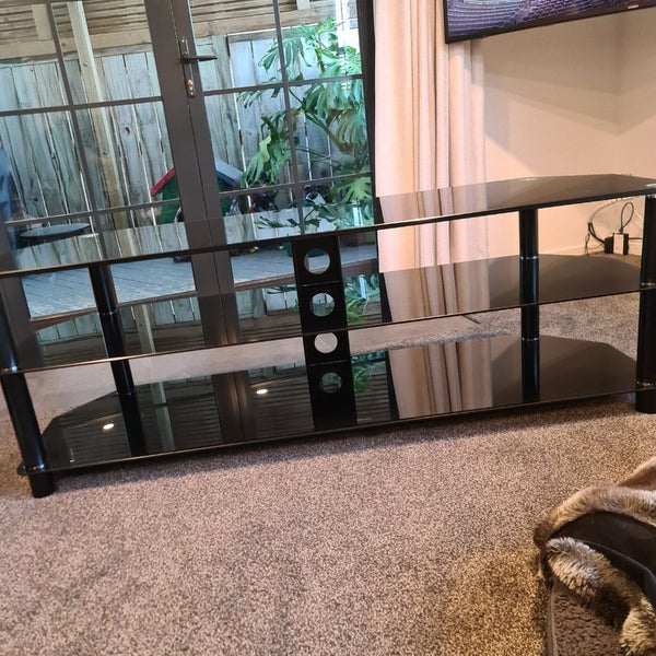 Glass TV Cabinet Carousel 2