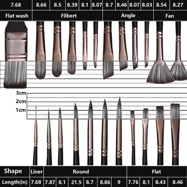New Artist Paint Brush Set Sale Sale63004033102465112