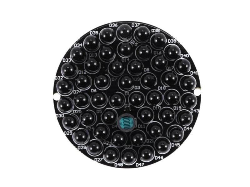 MOOL IR Infrared LED Board 940nm 48pcs IR LEDs Invisible At Night No Exposure Carousel 1