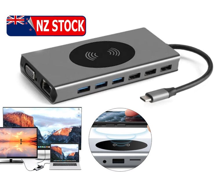 USB C Hub Docking Station (Auckland Stock) Carousel 1