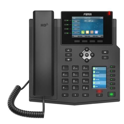 Fanvil FAN-X5U-V2 high-quality IP phone 6-way audio conferencing SBC, HD Carousel 1