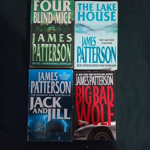 James Patterson Novels: Four Blind Mice, Lake House, Jack & Jill, Big Bad Wolf Carousel 1