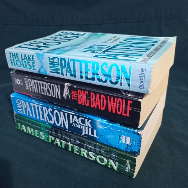 James Patterson Novels: Four Blind Mice, Lake House, Jack & Jill, Big Bad Wolf Carousel 2