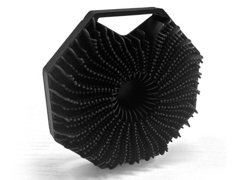 Silicone Body Scrubber Gentle Exfoliation and Massage for All Skin Types Black Carousel 2