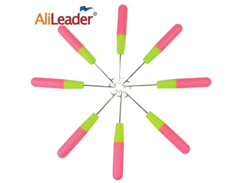 Factory Selling 1 Piece 15Cm Pink Lemon Color Plastic Knitting Crochet Hook Carousel 1