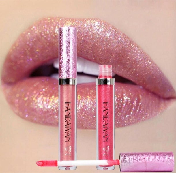 Non-stick Metallic Mermaid Shiny Glitter Shine Lip Gloss Liquid Lip stick Makeup Carousel 2