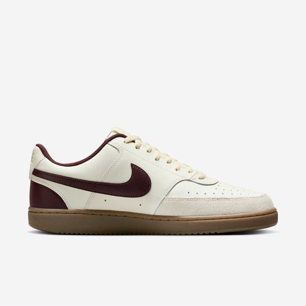 Nike Court Vision LO Sail Burgundy Crush Gum Men Casual Shoes Sneaker HV2530-101 Carousel 2