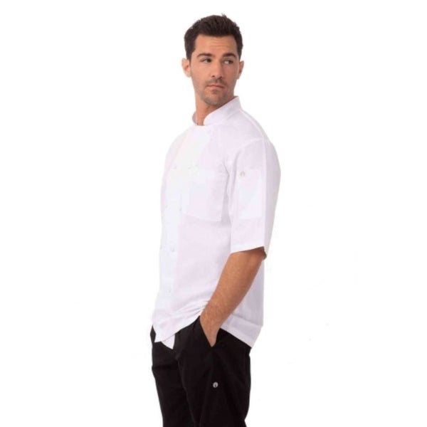 Chef Works Montreal Cool Vent Men's White Jacket By Chef Coats & Jackets Carousel 1