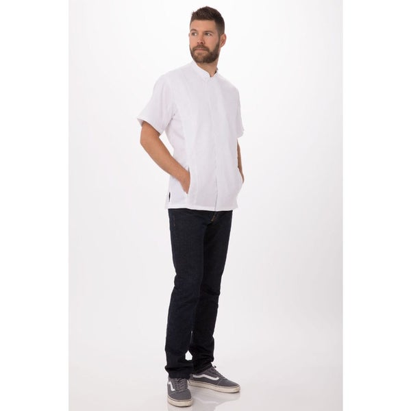 Chef Works Bristol Signature Men's Series White Jacket By Chef Coats & Jackets Carousel 2