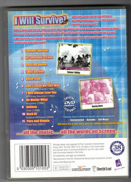 I Will Survie - The biggest Karaoke hits from the ... Carousel 2