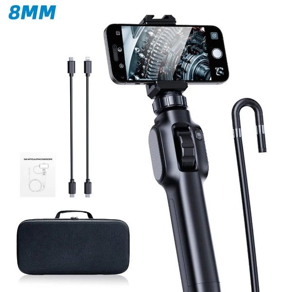 KERUI 2MP Industrial Endoscope Camera with 4.3-inch IPS Screen 360 Degree Rot... Carousel 1