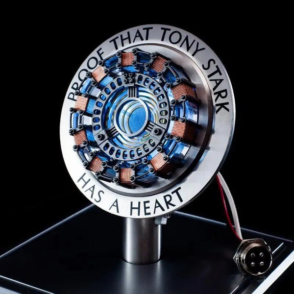 Avenger Iron Man Mk1 Arc Reactor Tony Stark Heart Of Mark Figure Led Light Mo... Carousel 2