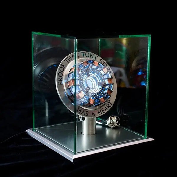 Avenger Iron Man Mk1 Arc Reactor Tony Stark Heart Of Mark Figure Led Light Mo... Carousel 7