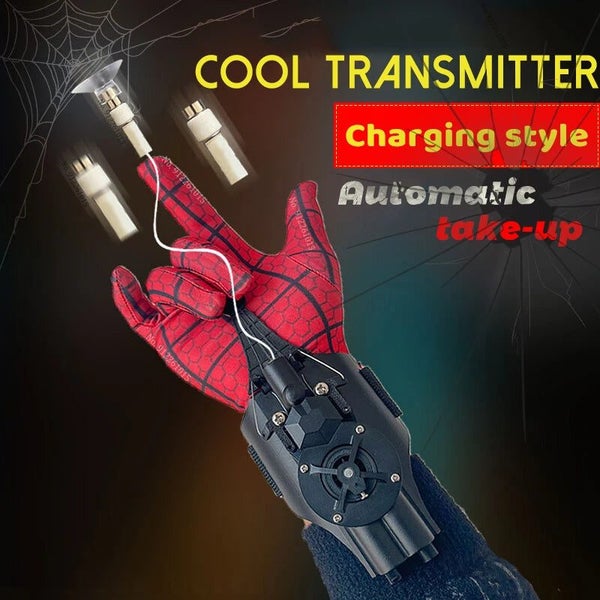Spiderman Web Shooters Spider Man Wrist Launcher Upgraded Version Peter Parke... Carousel 2