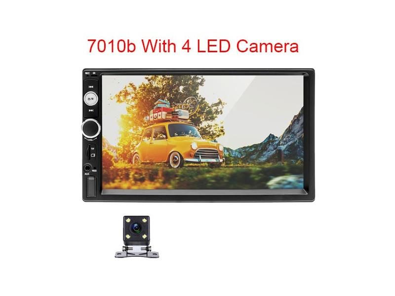 Podofo Autoradio 2 Din Car Models 7" Inch Touch Screen Bluetooth Car Radio Carousel 1
