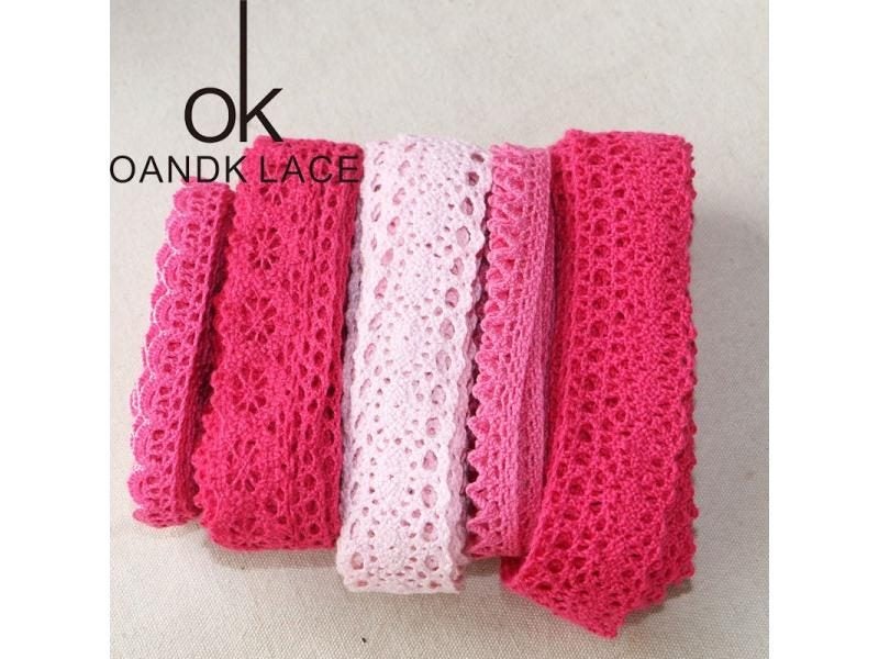 5 Yard25MM Cotton Lace Fabric For Home Decoration Garment Accessories Home Carousel 2
