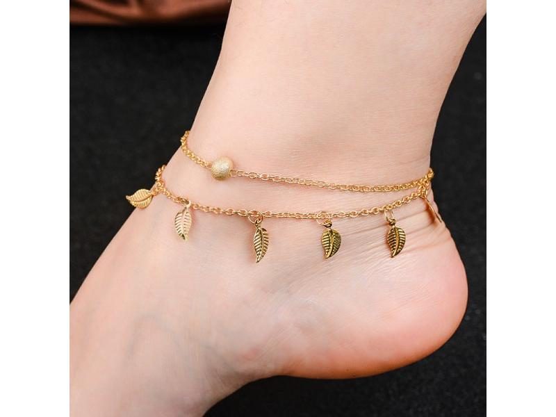 Women's Summer Beach Ankle Strap Anklets For Barefoot Sandals Carousel 2