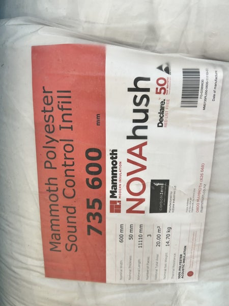 Mammoth NOVAhush Acoustic Blanket 735 50mmx11110x600 20m2 Carousel 1