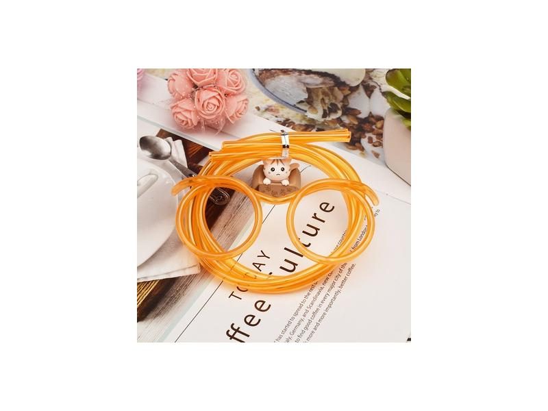 1PC Fun Soft Plastic Straw Funny Glasses Flexible Drinking Toys Party Joke Tube Carousel 1