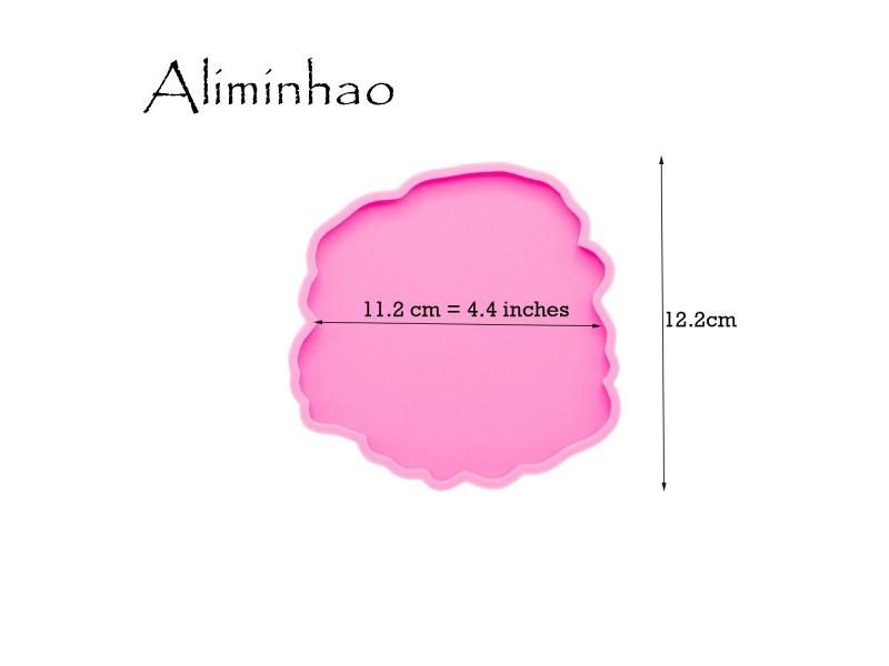 DY0278 Shiny High Quality Round Silicone Molds Epoxy Resin Molds Coaster DIY Carousel 1