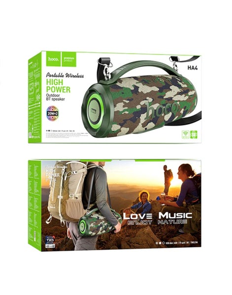 Hoco 40W High Power Bluetooth Speaker w/ FM, USB, MicroSD, Aux Multi Inputs (... Carousel 4