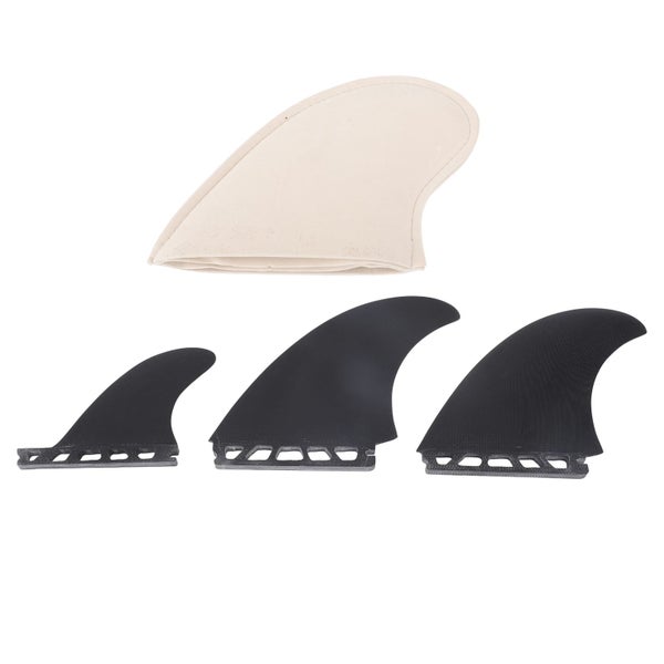 paddleboard replacement fin 3PCS Paddleboard Fin Set Honeycomb Fiberglass Paddle Carousel 8