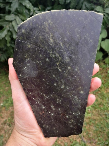 Pounamu greenstone Thick Tiki slab Carousel 1