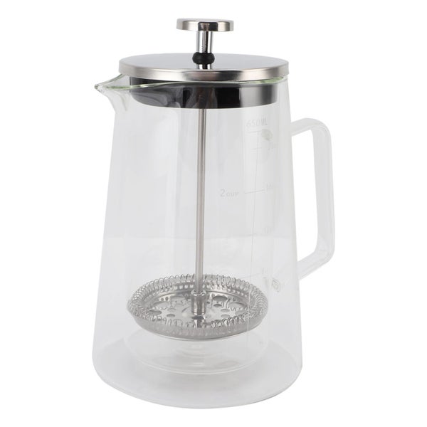 french press coffee maker French Press Coffee Maker 650ML High Borosilicate Carousel 1